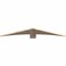 Ekena Millwork Bellingham Smooth Timber Gable Bracket, Douglas Fir, 60"W x 10"H x 1 1/2"D x 5 1/2"F, 4/12 Pitch GBW060X10X0206BEL00SDF - alternate 4